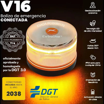 Baliza V16 Homologada DGT 3.0 Strong con Funda